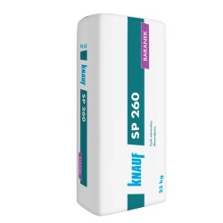 Knauf SP260 - Mineral Structural Render - Stone Texture 2.0mm Grain - 25kg tub