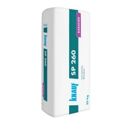 Knauf SP260 - Mineral Structural Render - Stone Texture 1.5mm Grain - 25kg tub