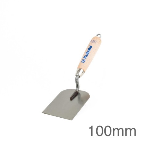 Kubala Steel Stucco Trowel with Beech Handle - 100mm wide Blade Kubala Steel Stucco Trowel with Beech Handle - 100mm wide Blade