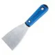 25mm Kubala Stainless Steel Spatula - Conically Ground Edge - 2K Soft handle - Silver Line