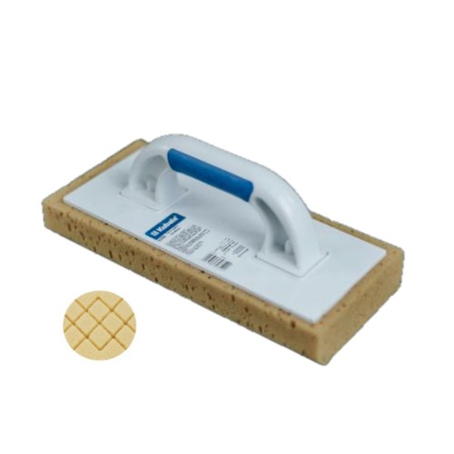 Kubala Plastic Float With X-Shaped Block Cut Washboy Sponge - for Cleaning Tiles - 140mm x 280mm Kubala Plastic Float With X-Shaped Block Cut Washboy Sponge - for Cleaning Tiles - 140mm x 280mm