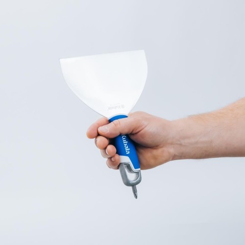 150mm Kubala Stainless Steel Spatula, Jointing Knife - with a Bit and 3K Soft Handle 150mm Kubala Stainless Steel Spatula, Jointing Knife - with a Bit and 3K Soft Handle