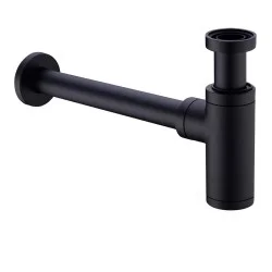 Marmox Basin Drain Bottle Trap - Black