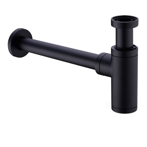 Marmox Basin Drain Bottle Trap - Black