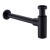 Marmox Basin Drain Bottle Trap - Black