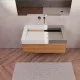 Marmox Multiboard Tileable Wall Hanging Basin - Push Plug Drain - 770mm x 485mm x 100mm Marmox Multiboard Tileable Wall Hanging Basin - Push Plug Drain - 770mm x 485mm x 100mm