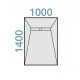 Marmox Showerlay Linear - Offset Draining  Shower Tray - 40mm x 1000mm x 1400mm