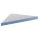 Marmox Shower Corner Shelf - 240mm × 240mm × 30mm - Tileable Waterproof Shelf for Wetrooms