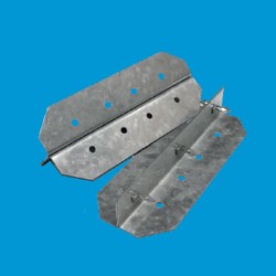 Marmox Joint Brackets Galvanised Steel Inline Fixings for Multiboard Panels pack of 2