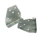 Marmox Wall Brackets - Galvanised Steel Fixings for Multiboard Installation - pack of 2