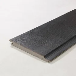 18mm Millboard Envello Shadow Line Plus Cladding Board - Burnt Cedar - 200mm x 3600mm