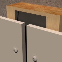 100mm PVC Foam Gasket for Timber Studs - 090/100P - 10m roll