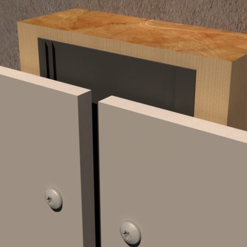 60mm PVC Foam Gasket for Timber Studs - 090/60P - 10m roll