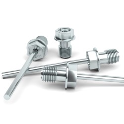 11mm Long Plasticlad Stainless Steel TU Fastener for HPL Panels - TUF-S-6x11-A4 - pack of 250