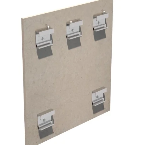 FastFrame Aluminium Standard Secret Fix Carrier Bracket for Hexagonal Collared Keil Anchors - G-C06602220.80.20