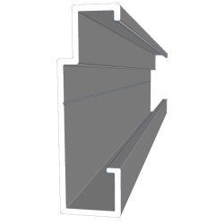 FastFrame Aluminium Carrier Rail for Mechanical Secret Fix Systems - G-C06602020 - 3m length