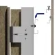FastFrame Aluminium Standard Secret Fix Carrier Bracket for Hexagonal Collared Keil Anchors - G-C06602220.80.20