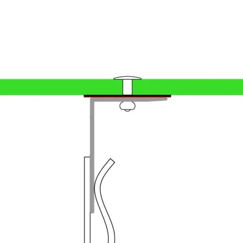 Plastestrip L-Rail for Intermediate Panel Supports - FIX/ANG/HD/60/40 - 6m length