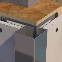 PlastiClad Asymmetric Aluminium External Corner AL/125/13 or Weatherboard Panels - 3000mm Length