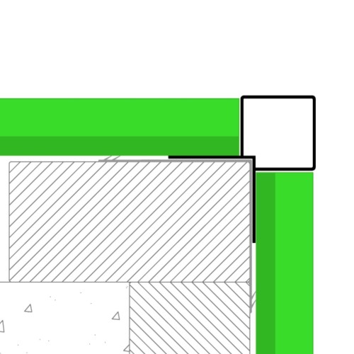 PlastiClad Symmetric Aluminium External Corner AL/125 for Weatherboard Panels - 3000mm Length