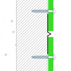 50mm PlastiClad Aluminium Birds Beak Trim AL/TP6/50 - For Any Panel Size - 3055mm Length