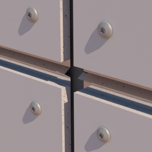 50mm PlastiClad Aluminium Birds Beak Trim AL/TP6/50 - For Any Panel Size - 3055mm Length