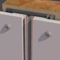 65mm PlastiClad Aluminium Birds Beak Trim AL/TP6/65 - For Any Panel Size - 3055mm Length