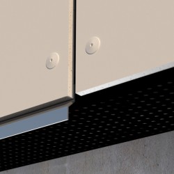 PlastiClad Aluminium Bottom Drip Trim AL/BD/86 - For 5-9mm Facade Panels - 3055mm Length