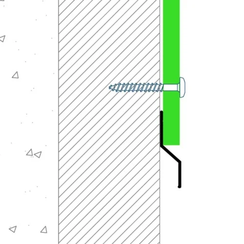 PlastiClad Aluminium Bottom Drip Trim AL/BD/15 - For 10-15mm Facade Panels - 3055mm Length PlastiClad Aluminium Bottom Drip Trim AL/BD/15 - For 10-15mm Facade Panels - 3055mm Length