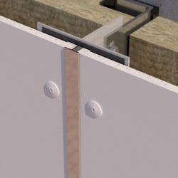 PlastiClad Aluminium H style Vertical Joint AL/68 - For Any 8mm Panel - 3055mm Length