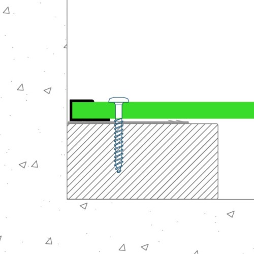 PlastiClad Aluminium J Style Edge Trim AL/78 - For Any 8mm Panel - 3055mm Length