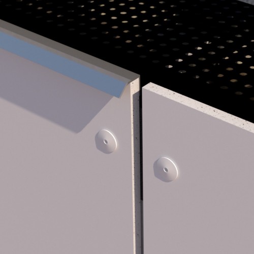 PlastiClad Aluminium Top Drip Trim AL/AD/6/11 - For 5-12mm Facade Panels - 3055mm Length