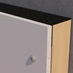 PlastiClad Aluminium Vent Trim to Close 50-70mm Cavity AL/VENT/50/70 - for Weatherboard Systems - 3000mm Length
