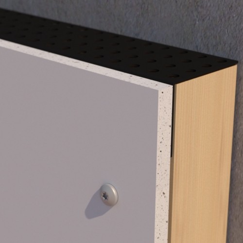 PlastiClad Aluminium Vent Trim to Close up to 120mm Cavity AL/VENT/30/120 - for Weatherboard Systems - 3000mm Length