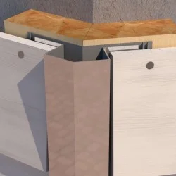PlastiClad Aluminium Bay Corner AL/99/25 For Weatherboard Systems - 3000mm Length
