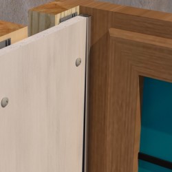 PlastiClad Aluminium Edge Trim AL/715 for Single Panels - Weatherboard Systems - 3000mm Length