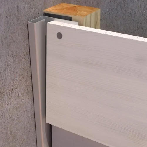 PlastiClad Aluminium Edge Trim AL/725 for Weatherboard Systems - 3000mm Length PlastiClad Aluminium Edge Trim AL/725 for Weatherboard Systems - 3000mm Length