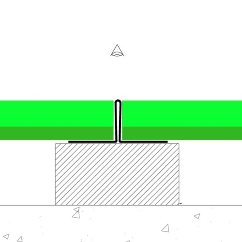 PlastiClad Aluminium Vertical Joint AL/TP25 for Weatherboard Systems - 3000mm Length