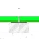 PlastiClad Aluminium Vertical Joint AL/TP25 for Weatherboard Systems - 3000mm Length