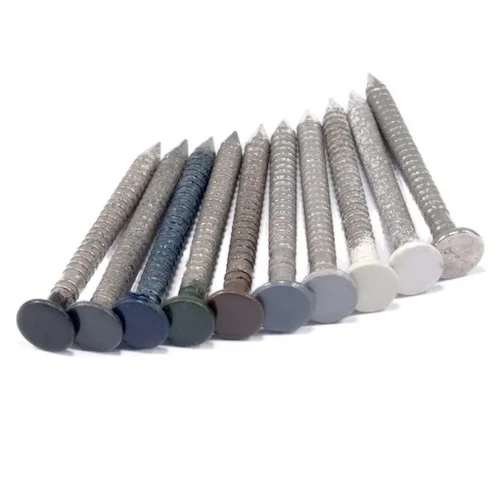 50mm Plastestrip Colour Coated Annular Ring Shank Timber Fixing Nails 50mm Plastestrip Colour Coated Annular Ring Shank Timber Fixing Nails