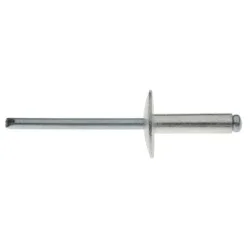 Plastestrip 14mm Head Aluminium Rivets - 18mm length - Box of 100