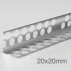 20x20mm Profigips Aluminium Corner Bead - 2m length - pack of 50