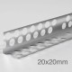20x20mm Profigips Aluminium Corner Bead - 3m length - pack of 50