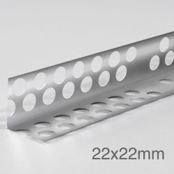 22x22mm Profigips Aluminium Corner Bead - 2m length - pack of 50