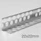 22x22mm Profigips Aluminium Corner Bead - 2.5m length - pack of 50 22x22mm Profigips Aluminium Corner Bead - 2.5m length - pack of 50