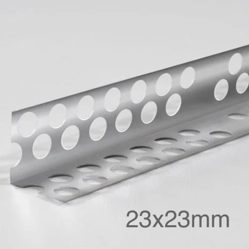 23x23mm Profigips Aluminium Corner Bead - 2.5m length - pack of 50 23x23mm Profigips Aluminium Corner Bead - 2.5m length - pack of 50