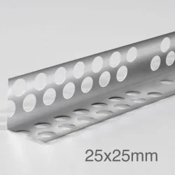 25x25mm Profigips Aluminium Corner Bead - 3m length - pack of 50