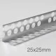 25x25mm Profigips Aluminium Corner Bead - 2.5m length - pack of 50 25x25mm Profigips Aluminium Corner Bead - 2.5m length - pack of 50