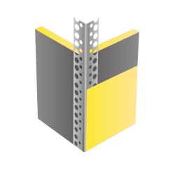 18x18mm Profigips Aluminium Corner Bead - 2m length - pack of 50