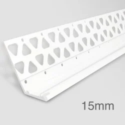 15mm Profigips PVC Bellcast Bead - 3m length - pack of 34